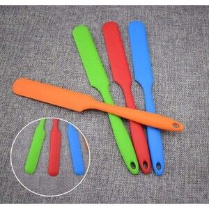 Jar Spatula, 4Pcs Silicone Sourdough Spatula Kitchen Rubber Jam Spreader Cake